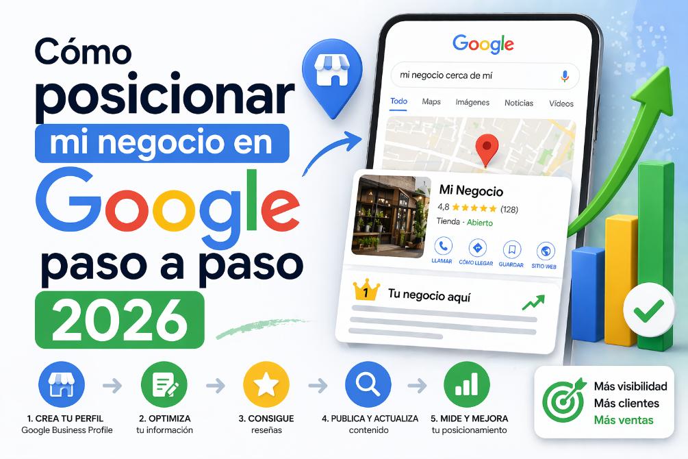 Cómo posicionar mi negocio en Google paso a paso 2026