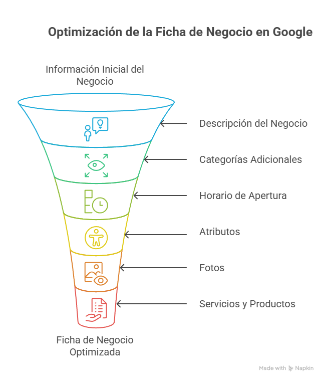 optimización ficha de negocio google