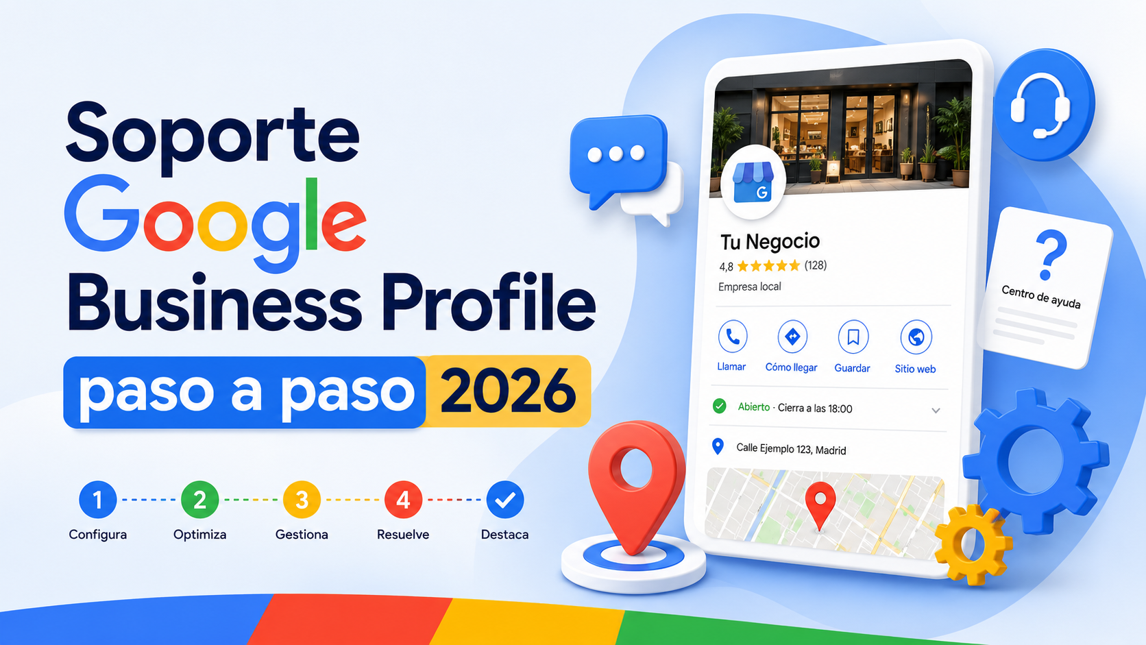 Soporte Google Business Profile paso a paso 2026